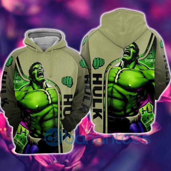 Hulk Avengers Marvel Over Print All Over Print 3D Hoodie Product Photo