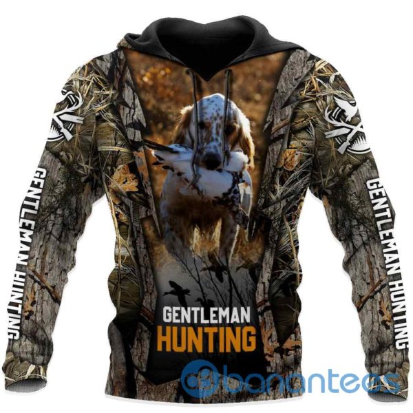 Hunting Dog All Over Print 3D Hoodie Product Photo