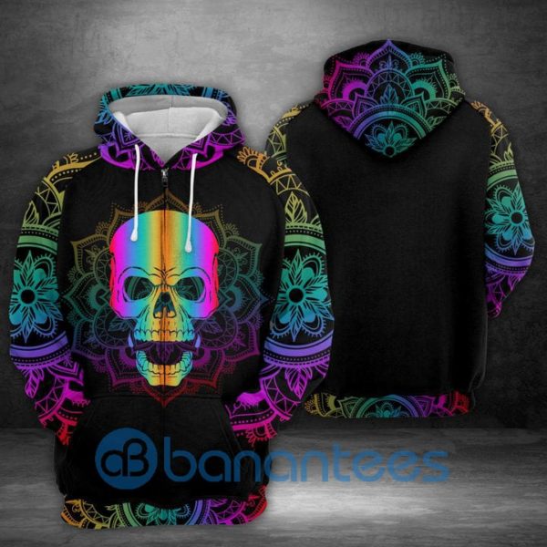 Impressive Skull All Over Print 3D Hoodie Product Photo