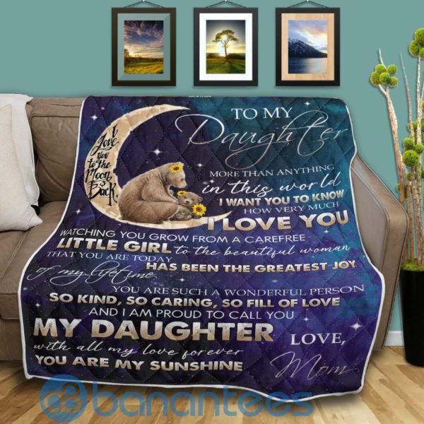 In This World I Want You To Know How Verymuch I Love You Quilt Blanket Quilt Product Photo