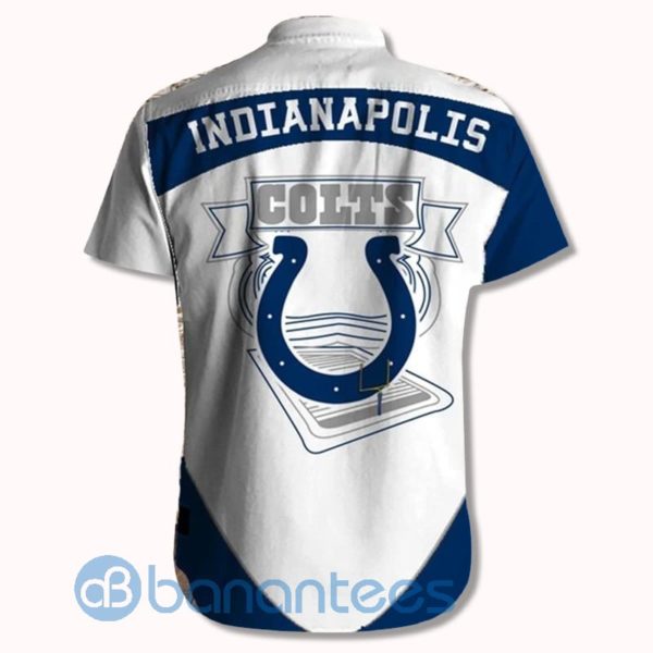 Indianapolis Colts Shirts Fireball Short Sleeves Hawaiian Shirt Product Photo