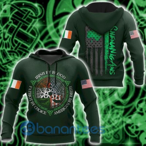 Irish Stpatrick Day All Over Printing 3D Hoodie Product Photo