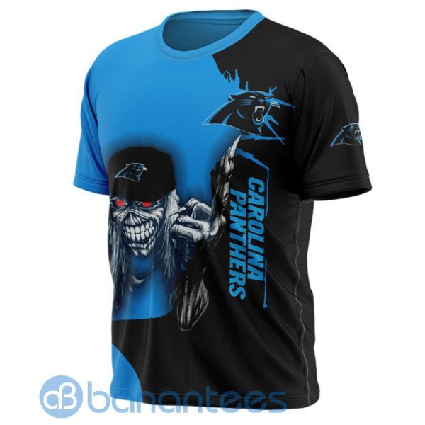Iron Maiden Carolina Panthers Men's 3D T Shirt For Sport Fans Product Photo