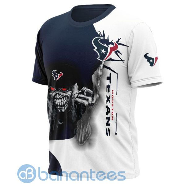 Iron Maiden Houston Texans Men's 3D T Shirt For Sport Fans Product Photo