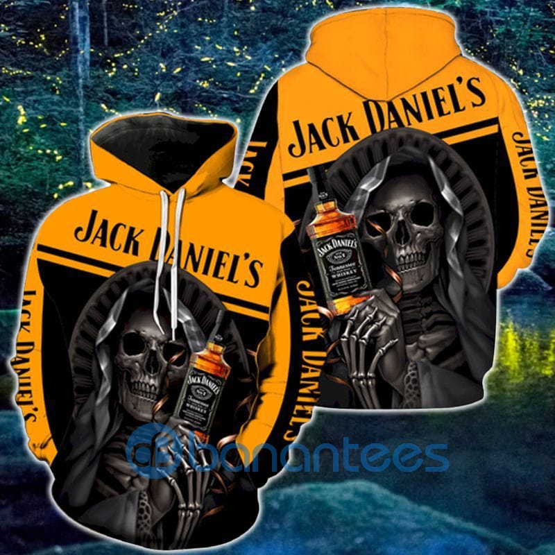 Jack Daniels Skull New All Over Printing 3D Hoodie