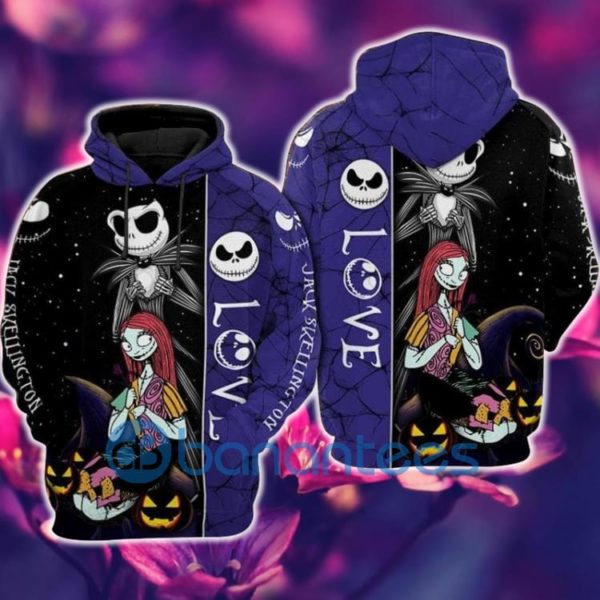 Jack Skellington Lover All Over Print 3D Hoodie Product Photo
