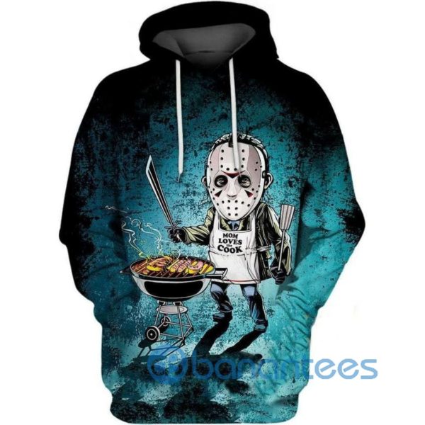 Jason Voorhees Mom Loves The Cook Halloween All Over Printed 3D Hoodie Product Photo