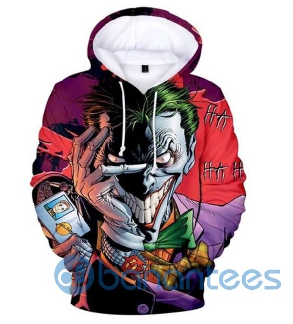 Joker Suicide Squad Creepy Halloween All Over Printed 3D Hoodie Product Photo