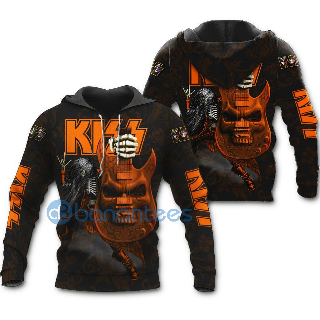 Kiss Rock Band Music All Over Printed 3D Hoodie