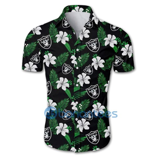 Las Vegas Raiders Short Sleeves Hawaiian Shirt Product Photo