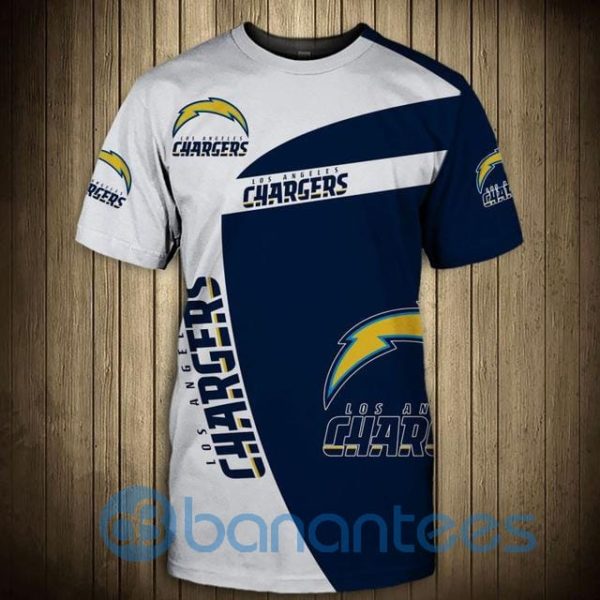 Los Angeles Chargers Full Printed 3D T Shirt Product Photo
