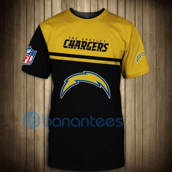 Los Angeles Chargers Hand Skull Full Printed 3D T Shirt Product Photo
