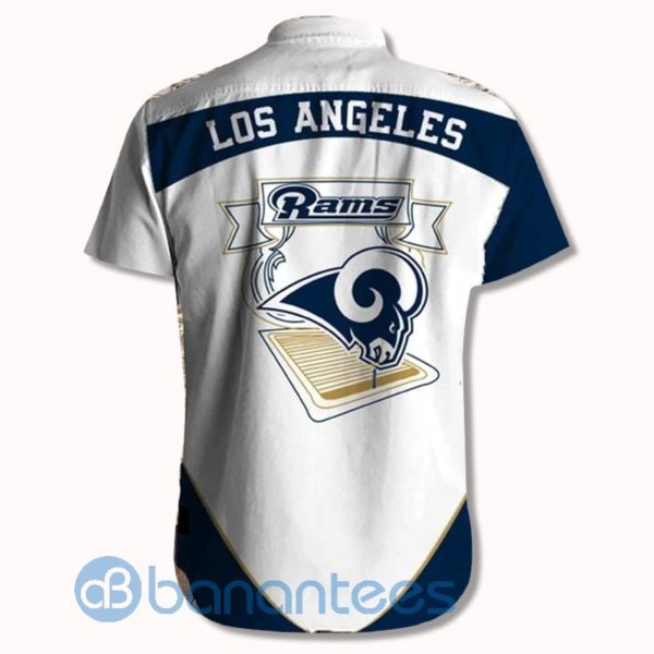 Los Angeles Rams Shirts Fireball Short Sleeves Hawaiian Shirt Product Photo