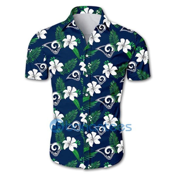 Los Angeles Rams Short Sleeves Hawaiian Shirt Product Photo