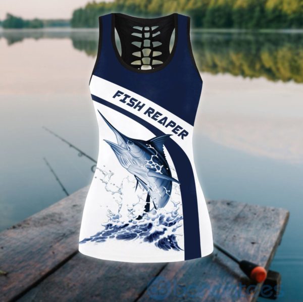 Marlin Fishing Tank Top Legging Set Outfit Product Photo