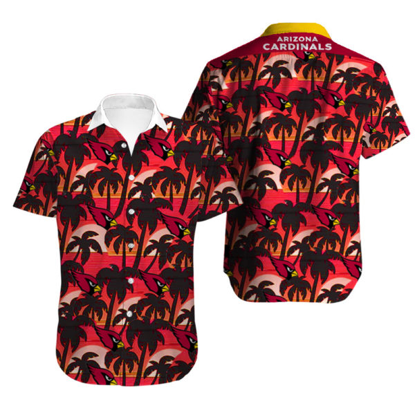 Men's Arizona Cardinals Hawaiian Shirt Tropical Product Photo