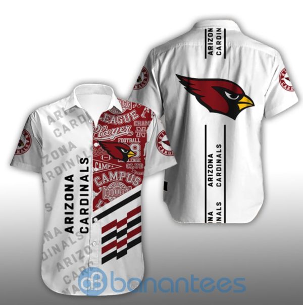 Men's Arizona Cardinals Short Sleeves Hawaiian Shirt Product Photo