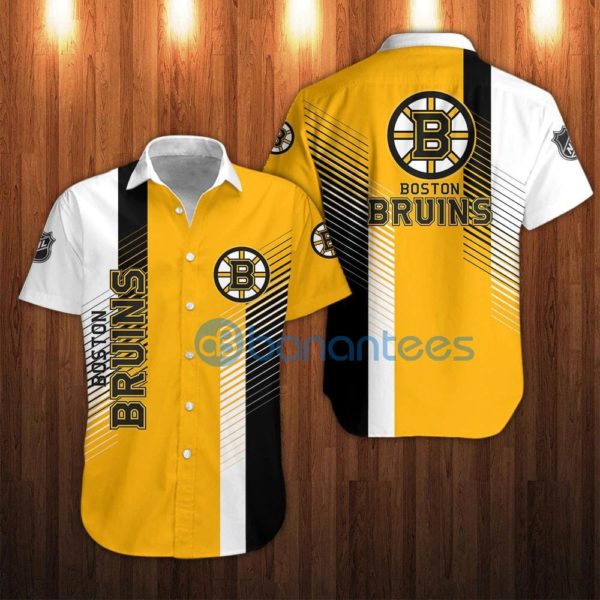 Men's Boston Bruins Shirts Striped Short Sleeve Product Photo