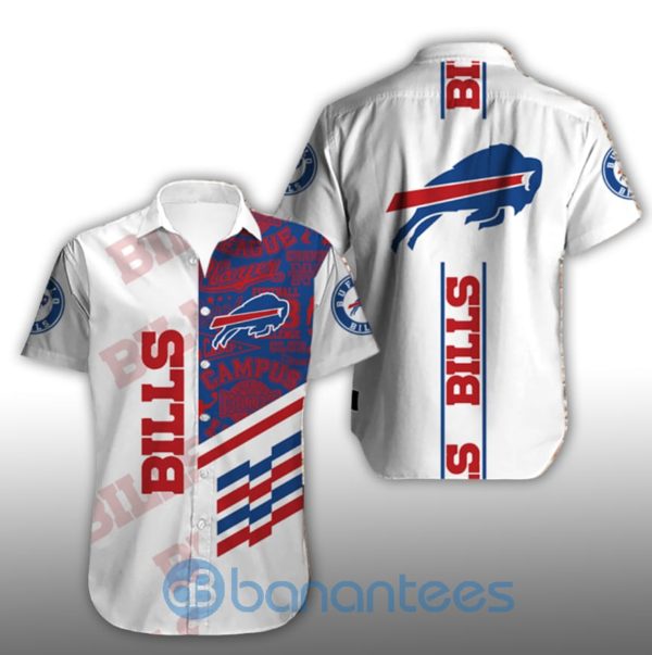 Men's Buffalo Bills Short Sleeves Hawaiian Shirt Product Photo