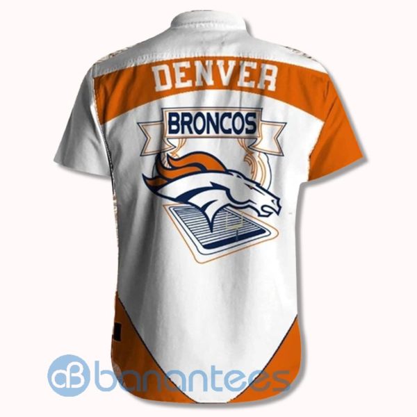 Men's Denver Broncos Shirts Fireball Short Sleeves Hawaiian Shirt Product Photo