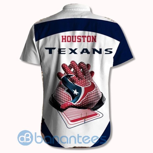 Men's Houston Texans Shirts Fireball Short Sleeves Hawaiian Shirt Product Photo