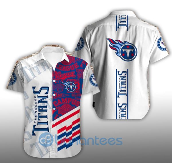 Men's Tennessee Titans Short Sleeves Hawaiian Shirt Product Photo