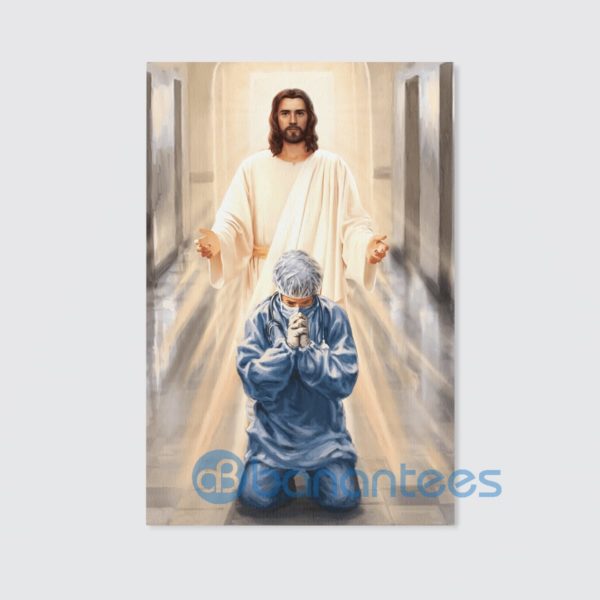 Merciful Jesus Bless Our Healthcare Heroes Nurses Wall Art Canvas Product Photo