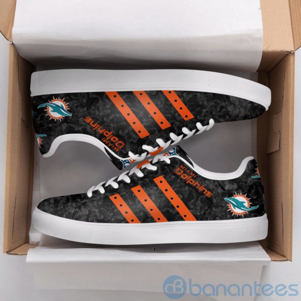 Miami Dolphins Fans Low Top Skate Shoes Product Photo