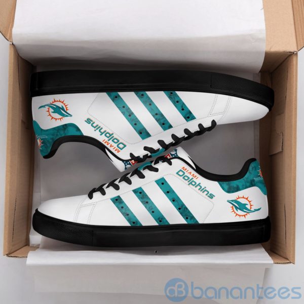 Miami Dolphins Low Top Skate Shoes For Fans Product Photo