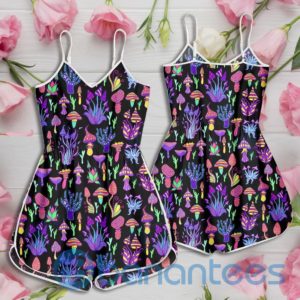 Mushroom Psychedelic Color Rompers For Women Product Photo