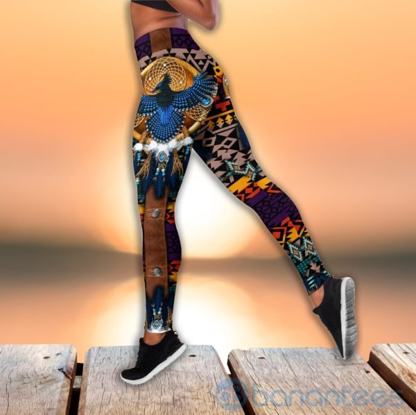 Native American Eagle Tank Top Legging Set Outfit Product Photo