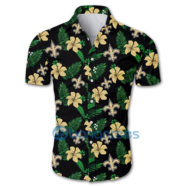 New Orleans Saints Short Sleeves Hawaiian Shirt Product Photo
