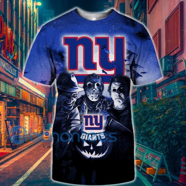 New York Giants Halloween Horror Night T Shirt 3D Full Printed Product Photo