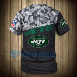 New York Jets Military Full Printed 3D T Shirt Product Photo