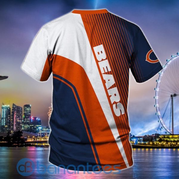 Nfl Custom Chicago Bears All Over Printed 3D T Shirt Product Photo