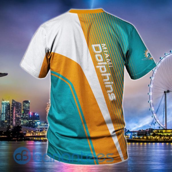 Nfl Custom Miami Dolphins Full Printed T Shirt 3D For Fans Product Photo