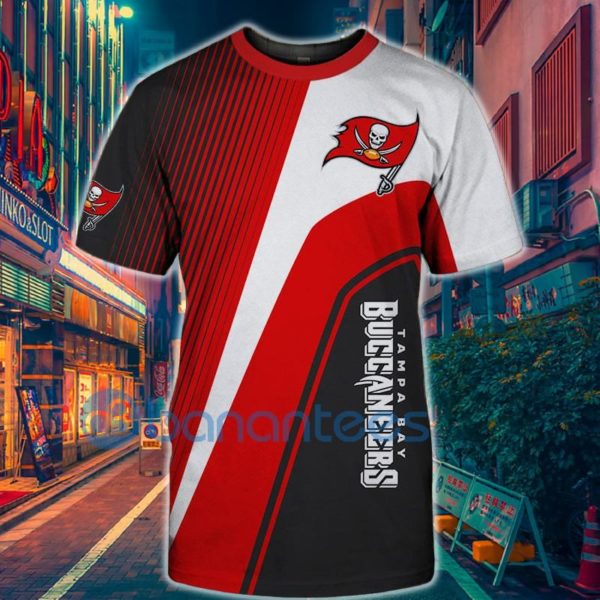 Nfl Custom Tampa Bay Buccaneers All Over Printed 3D T Shirt Product Photo