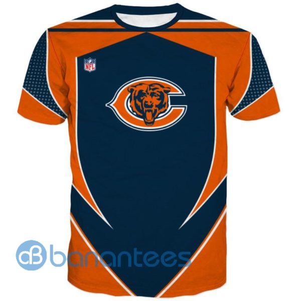 Nfl Football Chicago Bears All Over Printed 3D T Shirt Product Photo