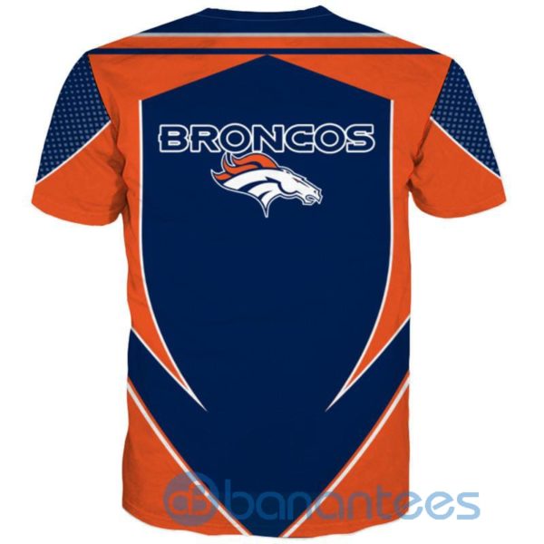 NFL Football Denver Broncos 3D Short Sleeve T Shirt Product Photo