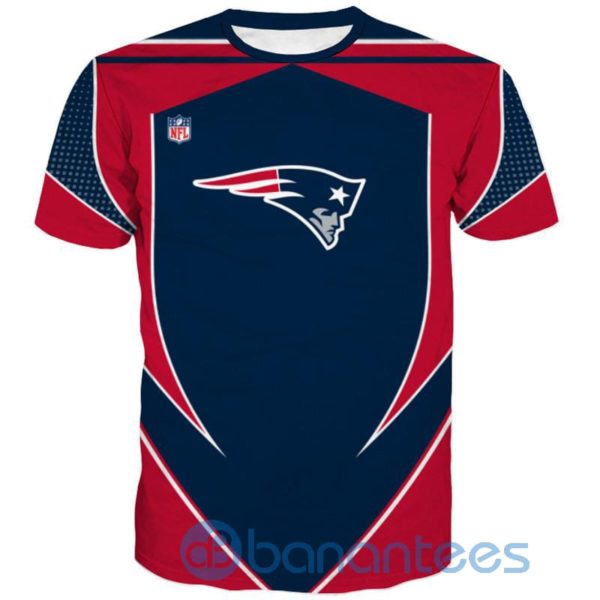 NFL Football New England Patriots 3D Short Sleeve T Shirt Product Photo