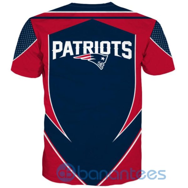 NFL Football New England Patriots 3D Short Sleeve T Shirt Product Photo