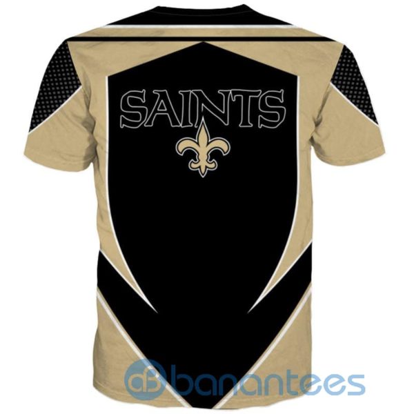 NFL Football New Orleans Saints 3D Short Sleeve T Shirt Product Photo