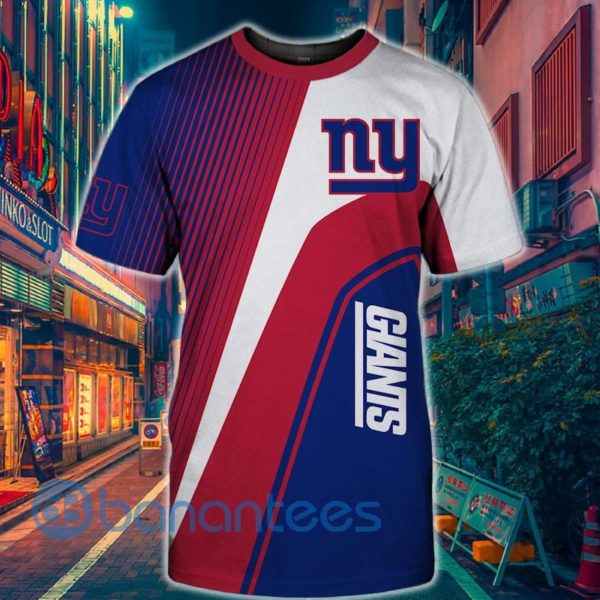 Nfl For Lover Custom New York Giants Full Printed 3D T Shirt For Sport Fan Product Photo