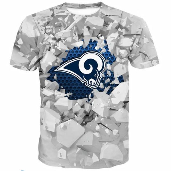 NFl Los Angeles Rams Wall Bronken Design Full Printed 3D T Shirt Product Photo