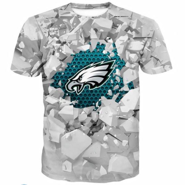 NFl Philadelphia Eagles Wall Bronken Design Full Printed 3D T Shirt Product Photo