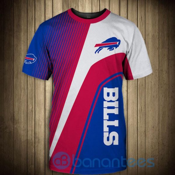 NFL T shirt 3D Custom Buffalo Bills Full Printed 3D T Shirt Product Photo