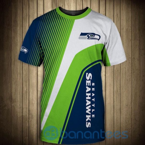 NFL T shirt 3D Custom Seattle Seahawks Full Printed 3D T Shirt Product Photo