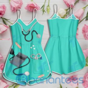 Nurse Uniform Outfit Rompers For Women Product Photo