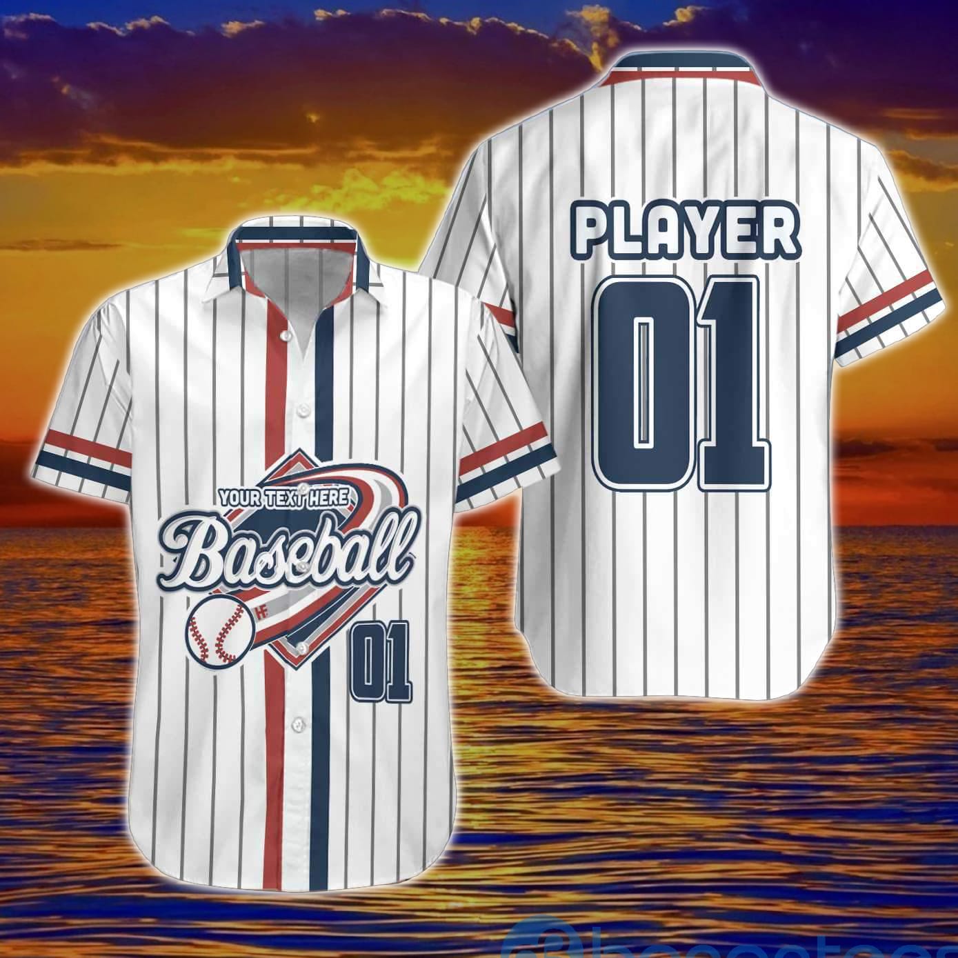 Personalized Baseball Lover Hawaiian Shirt