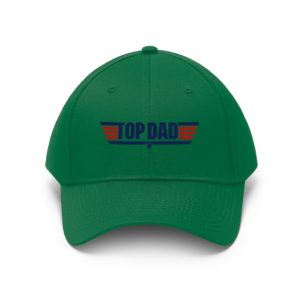 Personalized Top Dad Hat Top Gun Father's Day Gift Twill Hat Product Photo